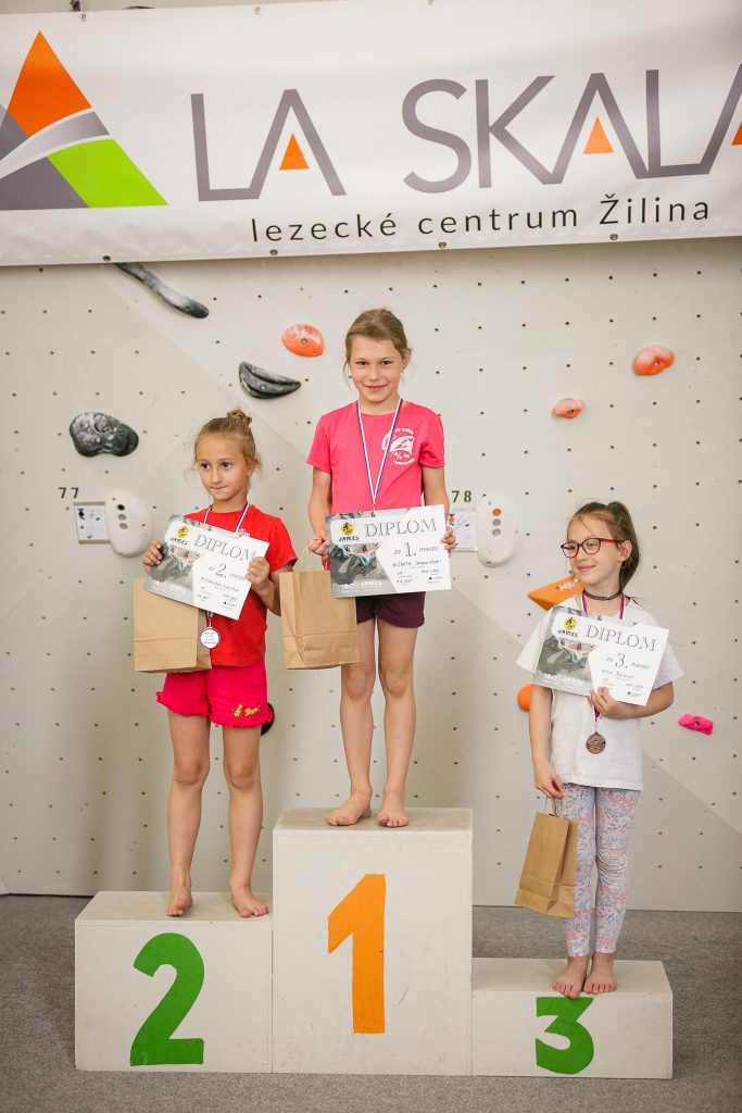 Majstrovstvá SR v lezení na obtiažnosť - Bohanicova majsterka SR U9